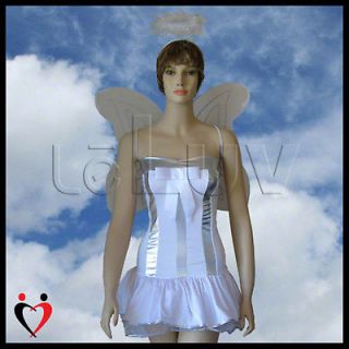 new sexy lil angel white wings sexy halloween costume