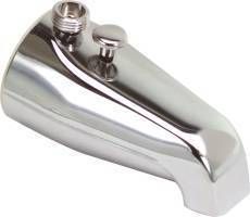 Tub Diverter Spout Brushed Nickel with Shower Adapter 3 4 or 1 2 