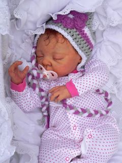 Reborn Baby Doll Cora Adrie Stoete Large Layette Nursery 