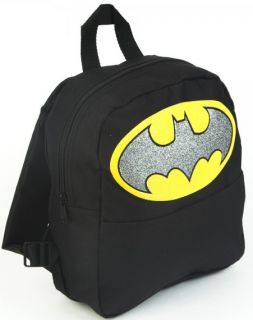   Comic Book Movie Superhero Boys Black Mini Backpack Bookbag