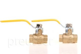 Brass Ball Valve for Carpet Cleaning Extractors  1/4 600 PSI