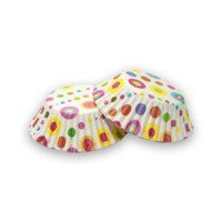 100 Polka Party Baking Cups Cupcake Liners Standard