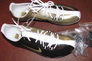 Nike Zoom JA Track & Field Mens Shoes 12 311893 071 Gold Black