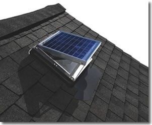 The Solar Powered Fan Attic Jr For Garages, Sheds And Smaller Spaces