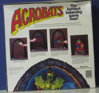 Acrobats Battiest Balancing Game Pressman 1989 Vintage New Open Box 