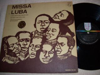 Missa Luba Congo LP Troubadours Du Roi Baudouin Mono