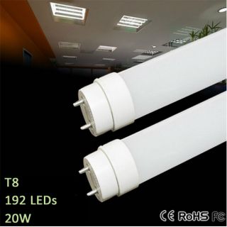 2X Pcs T8 White 20W LED Straight Tube Light Bulb 120cm Ultra Bright 