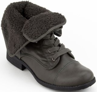 Bare Traps Women Shoes Nikita Boots 9 Dark Grey