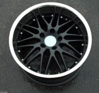 Breyton Spirit 18x9 5 5x120mm Black Stainless Lip Wheel Rim 19mm 