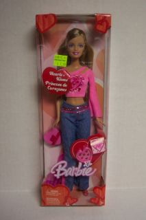 Barbie Hearts Kisses Princesa de Corazones Happy Valentines Day Doll 