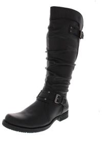 Bare Traps NEW Jaline Black Embellished Knee High Slouch Riding Boots 