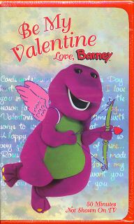 Be My Valentine. Love, Barney   SEALED VHS   15 Songs   Learn About 