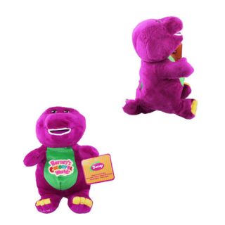 barney dinosaur 30cm soft plush doll toy with music