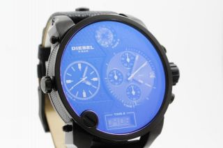 Diesel Quad Time Chrono Quartz Date Watch DZ7127 New