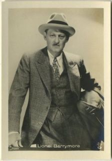 Lionel Barrymore Movie Star 1930s Batschari Series 5 German Tobacco 