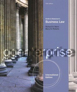 Smith Robersons Business Law 15th Edition Mann 2011