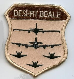 RC 135 Recce Rivet Joint Combat sent Desert Beale Patch