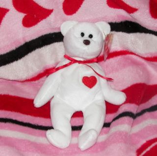 Ty Valentino Beanie Baby PVC No Number in Tush Tag Great Condition 