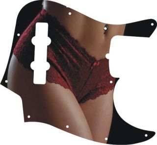Pickguard for Fender Jazz J Bass Guitar Red Lace New