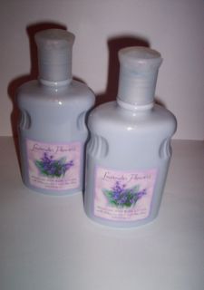 Bath Body Works Lavender Flowers Body Lotions 2 Count 8 FL oz Each 