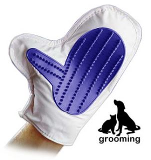 Pet Grooming Bath Glove Love Comb Brush Dog Cat Bathing Spa Scrub Mitt 