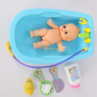 New for Children Play House Anti true Baby Bath Water Toys Blue