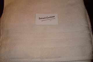 ralph lauren 2 bath towels set cream nwt 100 % cotton