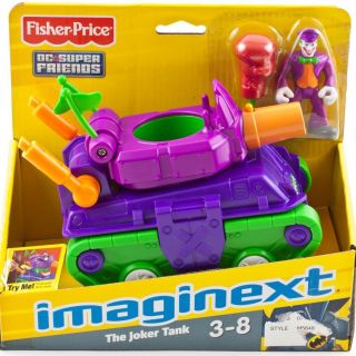 Batman Imaginext The Joker Tank Toy Vehicle Figure DC Super Friends 