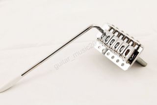 Replacement Chrome Guitar Tremolo Bridge with Whammy Bar