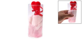 bath hand face pink cotton towel heart washcloth cup please note that 