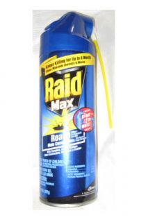 RAID Killer Spray Kills Roaches Ants Bees Bed Bug on Contact No 