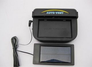 Quality 1W Solar Powered Auto Car Air Condition Cooler turbo Fan