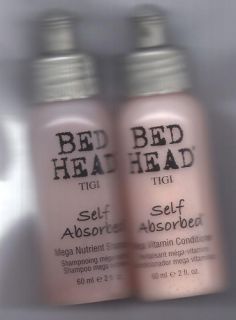 Bed Head Self Absorbed 1 shampoo 1 conditioner each 2 oz size