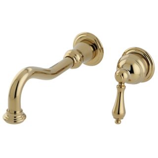   KS3112AL Single Handle Wall Mount Bathroom Sink Faucet Brass