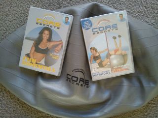 Exercise Fitness Stability Pilates Ball 2 Workout DVD Brooke Burke 