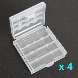   Lot New Hard Plastic Case Holder Storage Box for AA AAA Battery