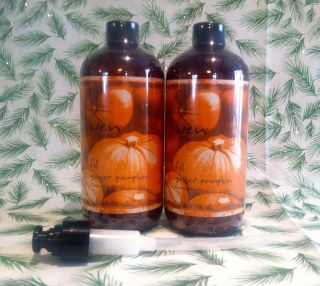 WEN LIMITED EDITION FALL GINGER PUMPKIN 2 CLEANSING CONDITIONER W PUMP 