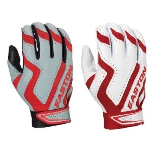 Easton Rival Home Road Batting Gloves Red Adult Medium