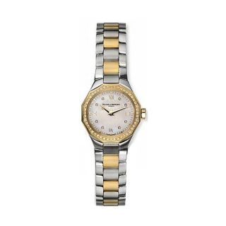 Baume Et Mercier Riviera Mini Diamond Gold Watch 8550