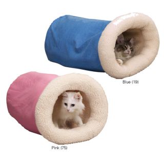 Sale Savvy Tabby Pink Tumble Bed Plush Berber Cat Tunnel 22L New 