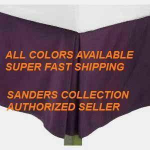 JS Sanders Collection Microfiber Bedskirts Solid Skirts 12 Colors to 