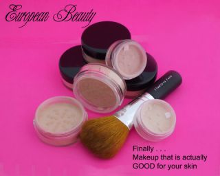 5pc EB Sheer Medium Minerals Makeup Kit w Flawless Cover Foundation 