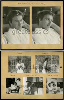 Lex Barker Wife Constance Group 7 Vintage Candid Photographs Watson 