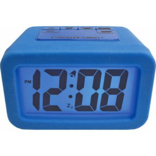 Advance Battery Operated Cute Blue Alarm Clock Snooze Backlight New 