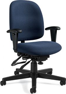 global granada low back multi tilter chair 3212 navy blue
