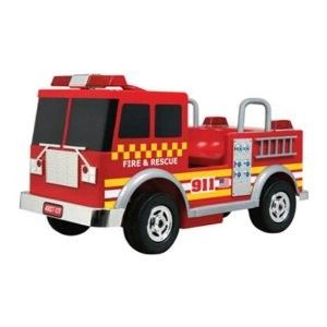 New Kalee Red 12 Volt Battery Operated Fire Truck Riding Toy