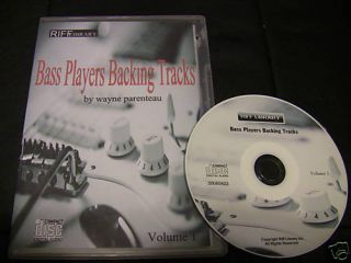 Bass Players Backing Tracks Tab Lessons Guitar Vol 1