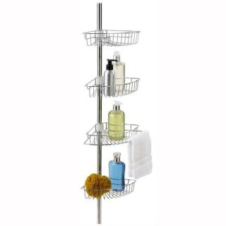 Tier Shower Caddy Tension Pole with Snap N Fit Technology
