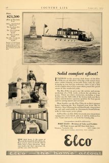 1925 Ad Elco Fifty Six Yacht Bayonne NJ Models Pricing   ORIGINAL 