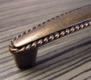 Beaded Antique Copper Kitchen Cabinet Pull Handle